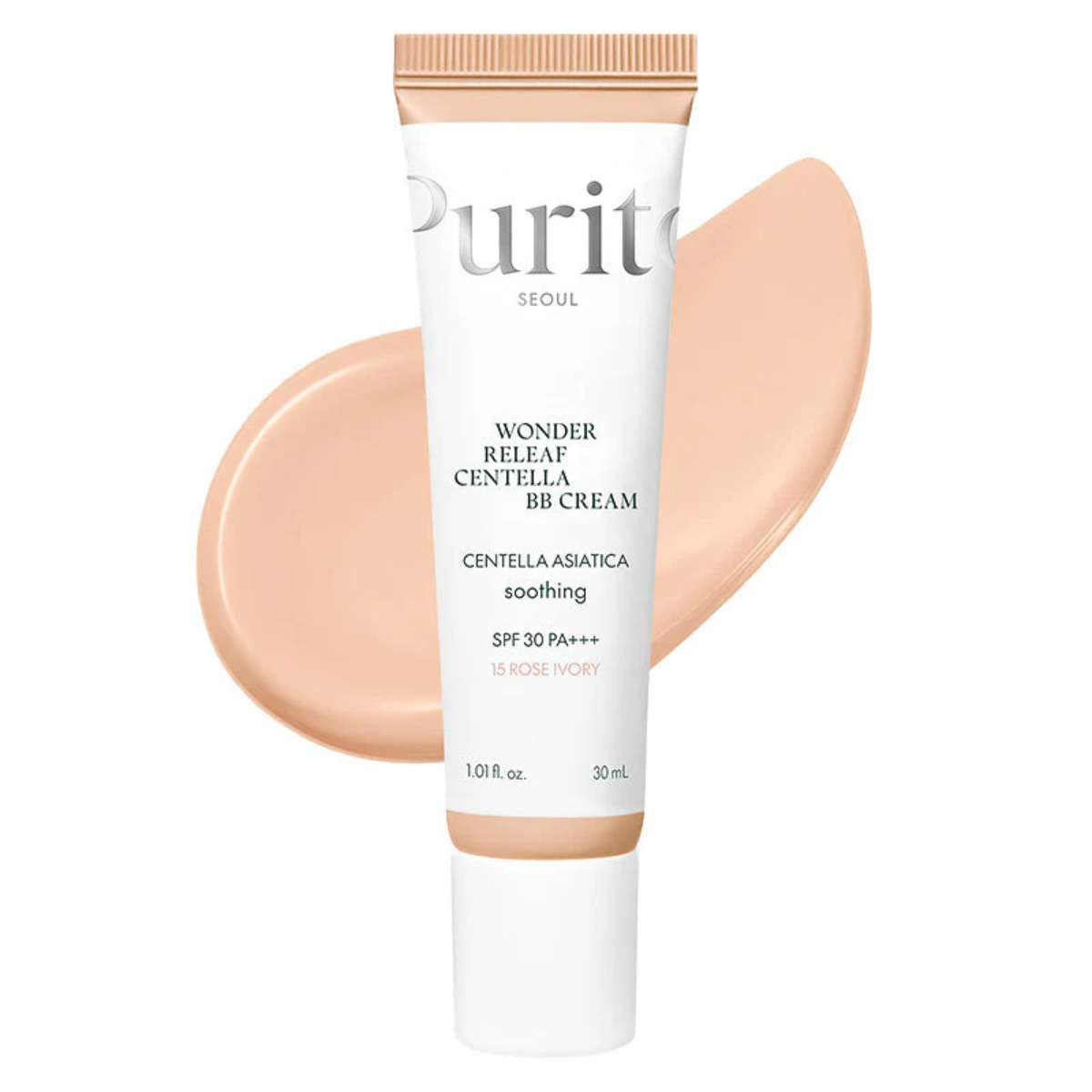 Purito Wonder Releaf Centella BB Cream #15 Rose Ivory swatch