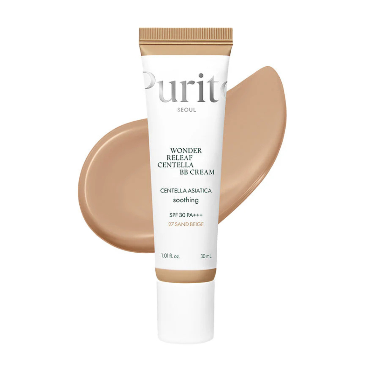 Purito Wonder Releaf Centella BB Cream #27 Sand Beige texture