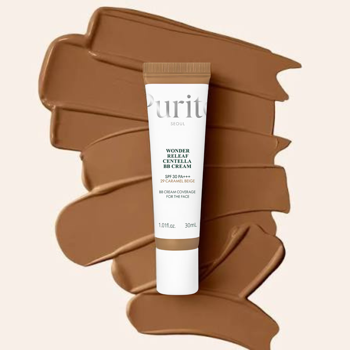 Purito Wonder Releaf Centella BB Cream #29 Caramel Beige texture