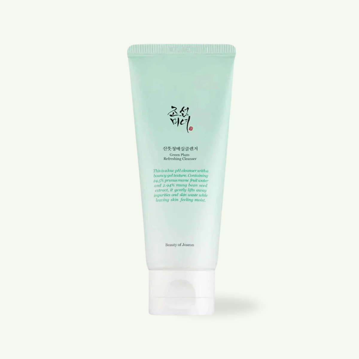 Beauty of Joseon Green Plum Refreshing Cleanser 100ml, low-pH gel cleanser
