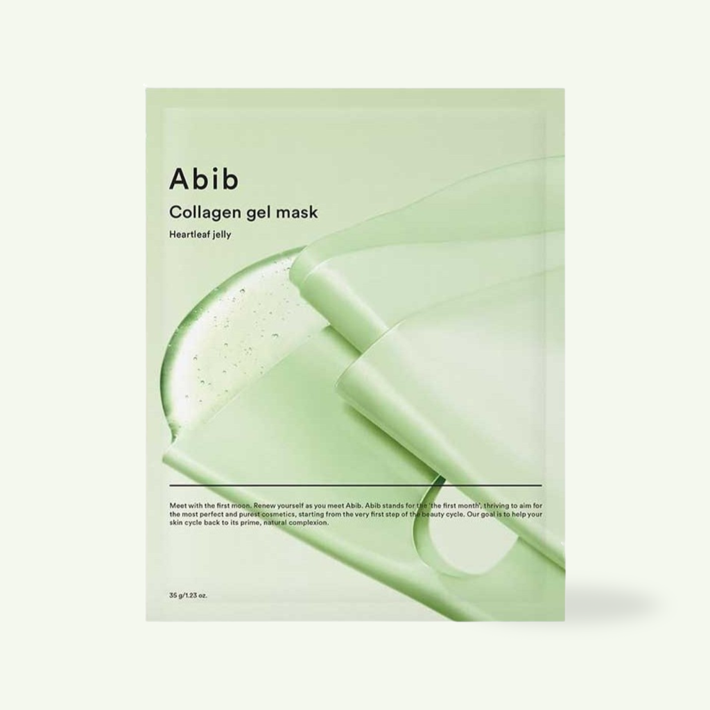 Collagen Gel Mask Heartleaf Jelly single use hydrogel face mask