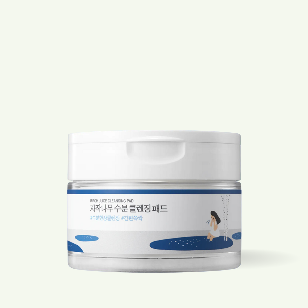 Round Lab Birch Juice Moisturizing Pad 80 pads jar