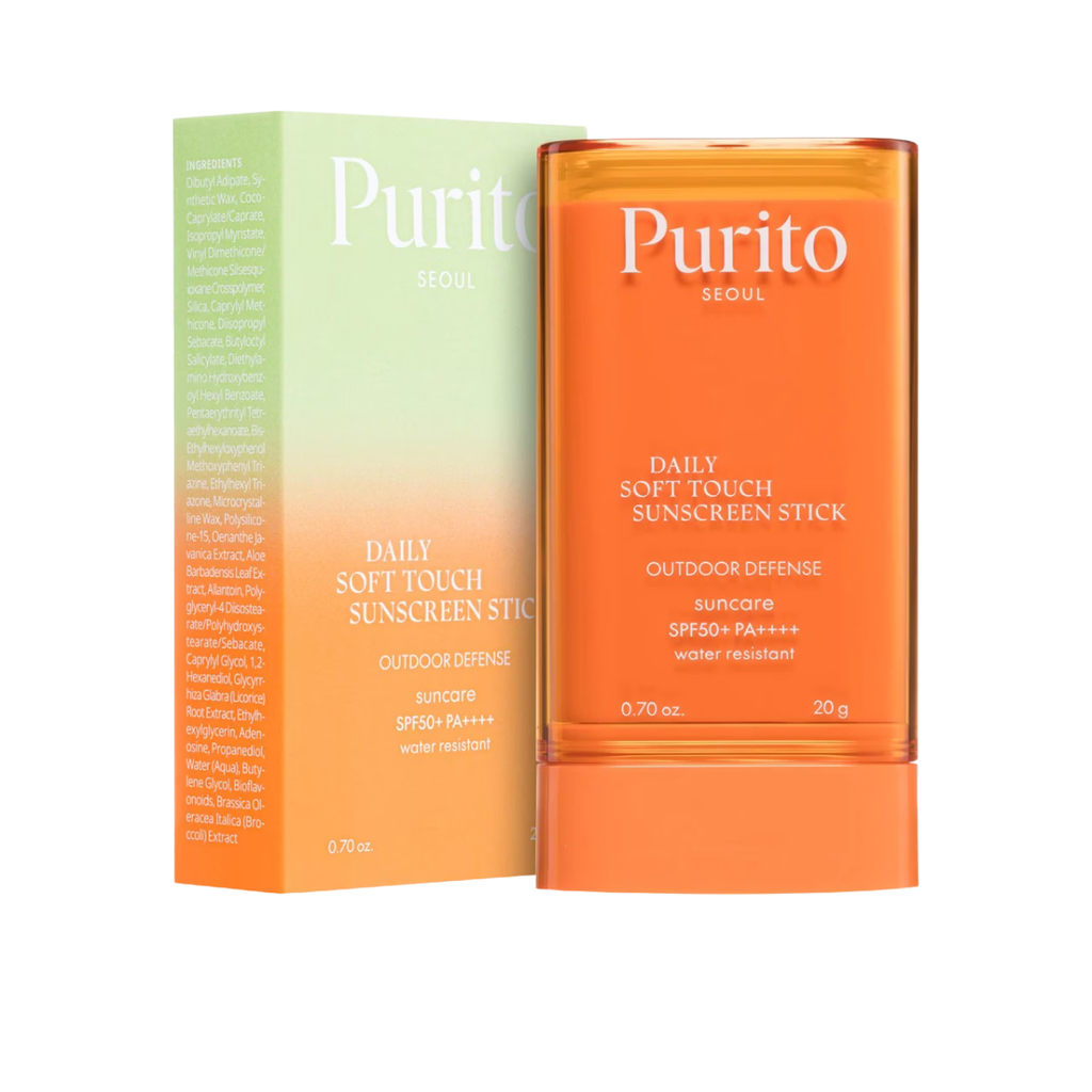 Purito sunscreen stick swatch
