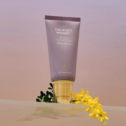 Haruharu Wonder Black Rice Pure Mineral Relief Daily Sunscreen (SPF50+ PA++++) (50ml) - Korean sunscreen, product detail