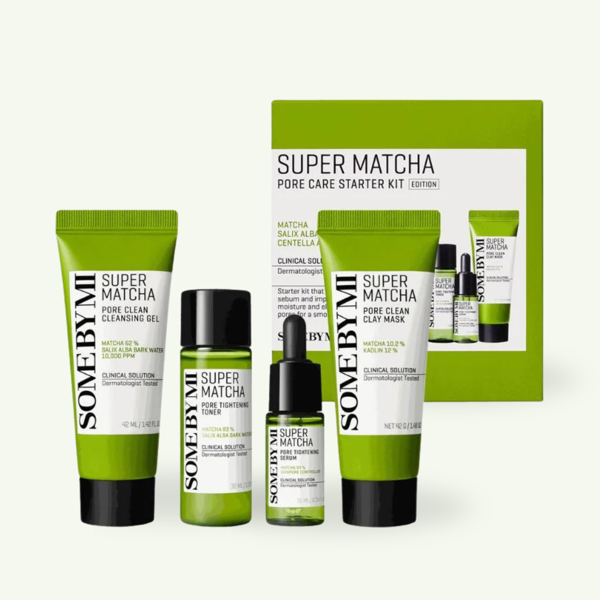 Super Matcha Pore Care Starter Kit (4components)