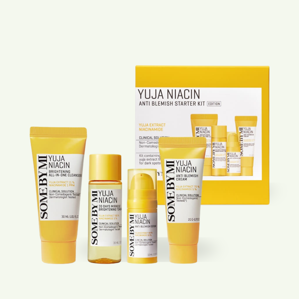 Yuja Niacin Anti-Blemish Starter Kit (4components)