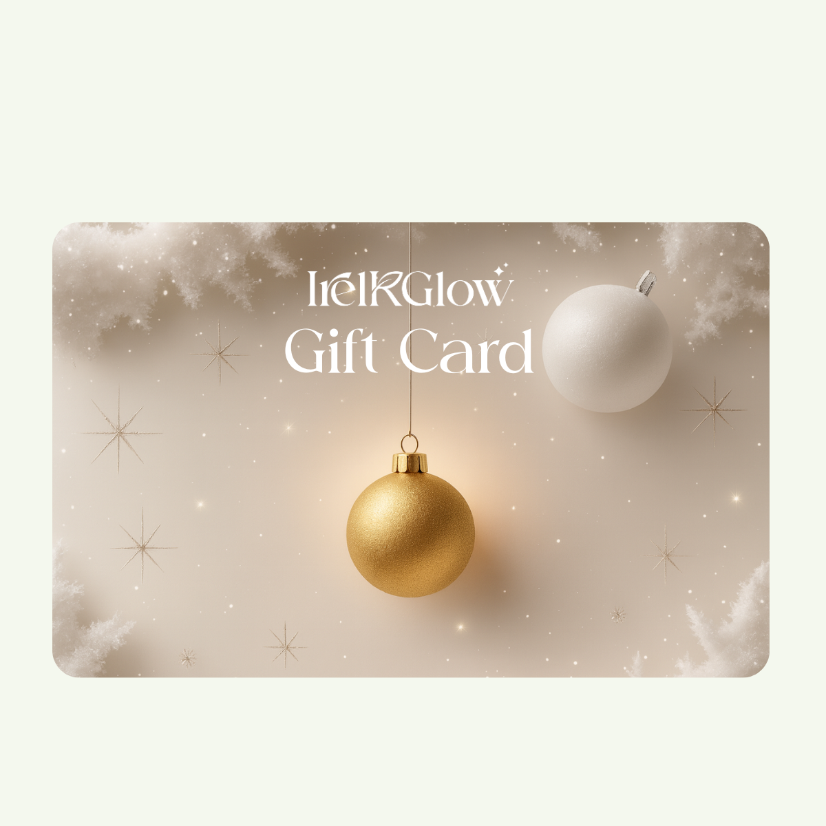 Digital skincare gift card from IrelKGlow