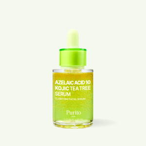 PURITO SEOUL Azelaic Acid 10 Kojic Tea Tree Serum 30ml bottle for cane-prone skin