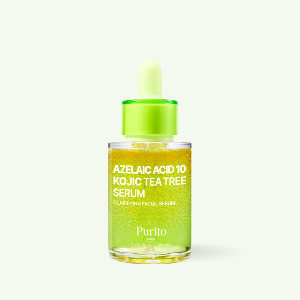 PURITO SEOUL Azelaic Acid 10 Kojic Tea Tree Serum 30ml bottle for cane-prone skin