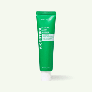 NINE LESS A-Control Azelaic Acid Cream 50ml tube for acne prone skin