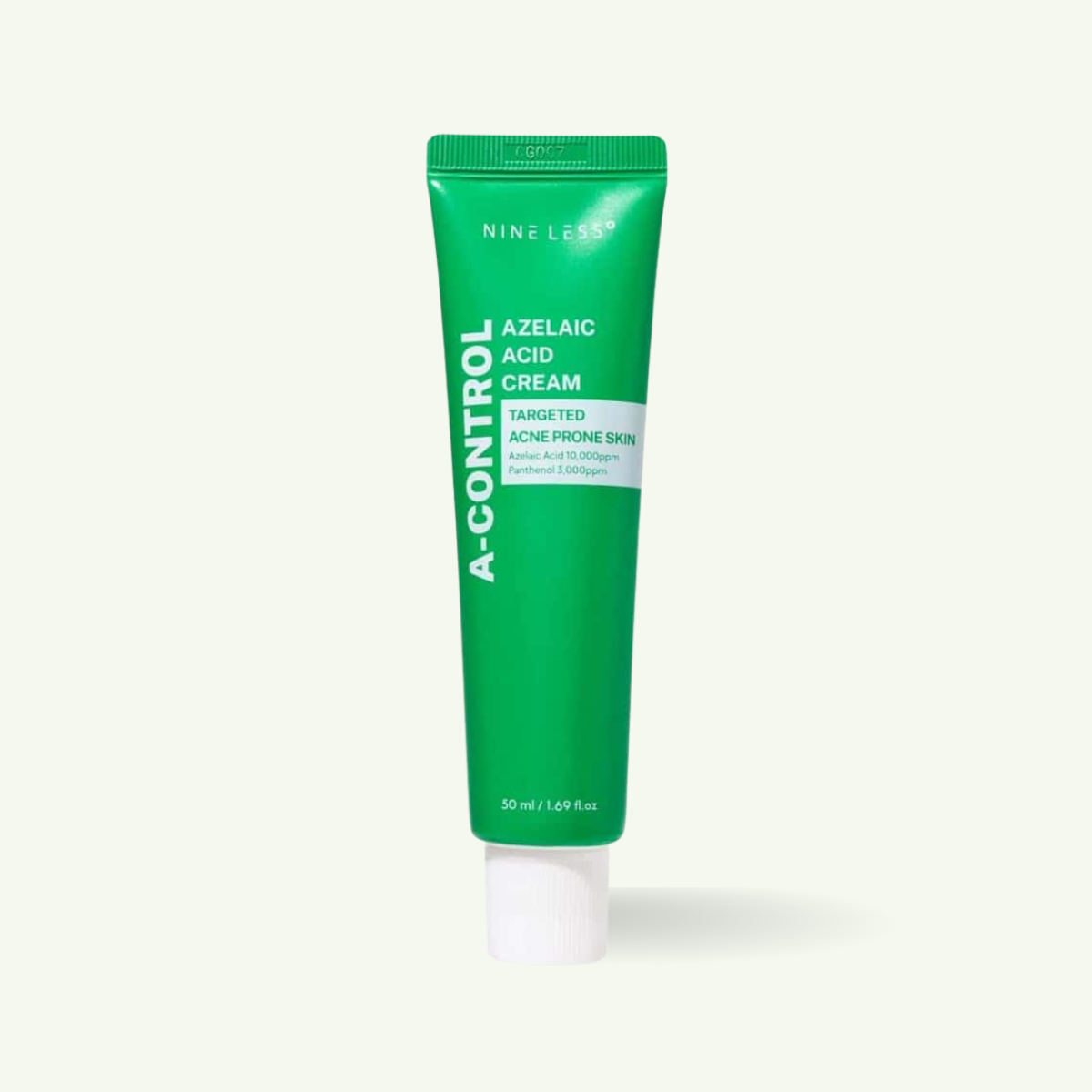 NINE LESS A-Control Azelaic Acid Cream 50ml tube for acne prone skin